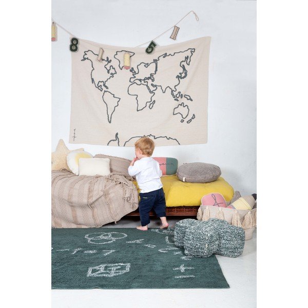 Sienas karte 160x120 cm Canvas Map – Lorena Canals-image-3