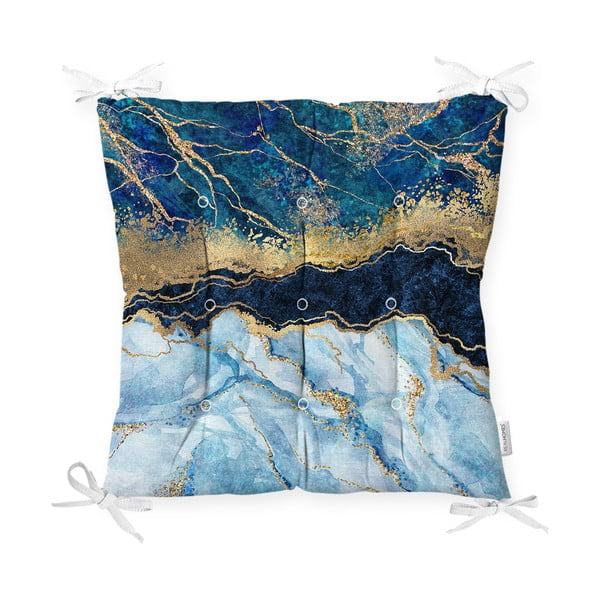 Spilvendrāna Minimalist Cushion Covers Blue Marble, 40 x 40 cm