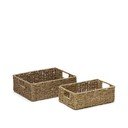 Uzglabāšanas grozi (2 gab.) no jūraszāles 36x27x10 cm Tossa – Kave Home
