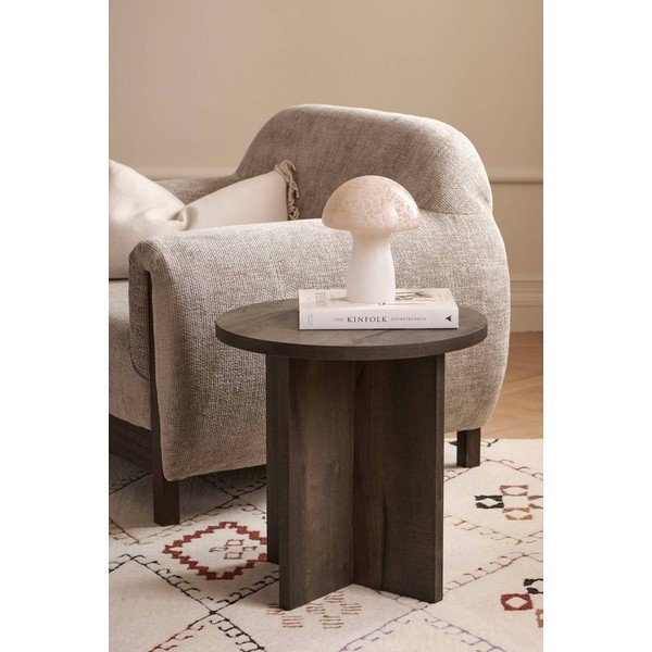 Apaļš sānu galdiņš no MDF ø 50 cm Poppy – Ellos Home-image-1