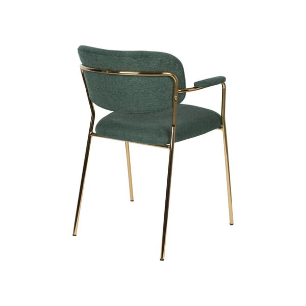 Tumši zaļi pusdienu krēsli (2 gab.) Jolien – White Label-image-4