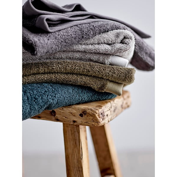 Olīvzaļš frotē kokvilnas dvielis Södahl, 100 x 50 cm-image-2