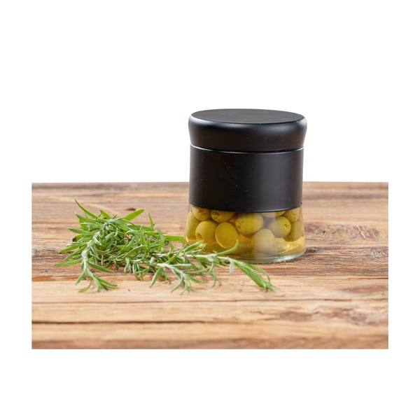 Stikla pārtikas uzglabāšanas konteiners pārtikai Black Outdoor Kitchen Boga – Wenko-image-1