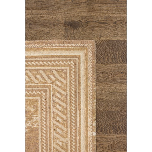 Bēšs vilnas paklājs 133x180 cm Emily – Agnella-image-3