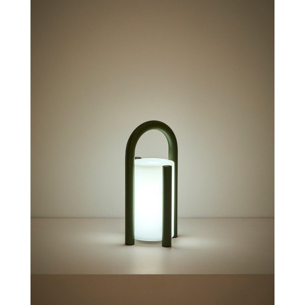 LED pārvietojams āra gaismeklis ar USB ø 14 cm Leros – Kave Home-image-4