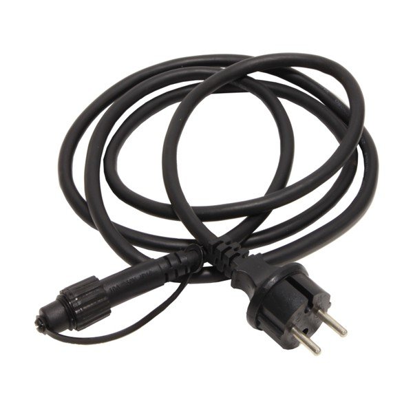 Melns barošanas kabelis Star Trading Start Cable System Expo Connecta, garums 180 cm-image-1