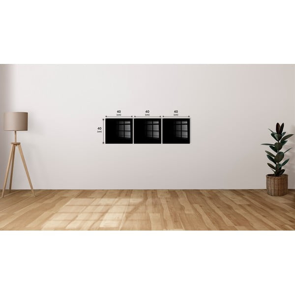 Gleznas (3 gab.) 40x40 cm City – Wallity-image-3