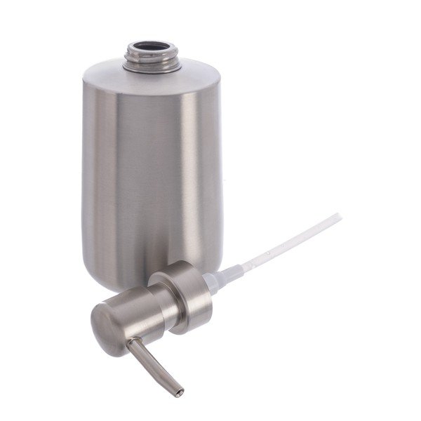 Matētas sudraba krāsas nerūsējošā tērauda ziepju dozators 450 ml – Orion-image-3