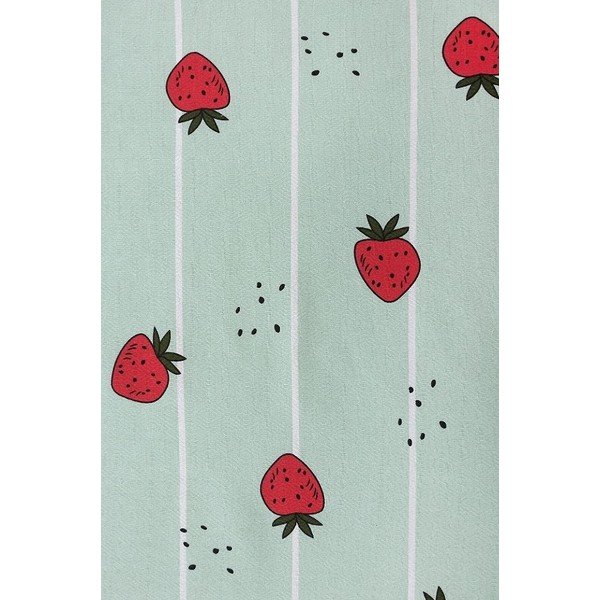 Piparmētru zaļš kokvilnas gultas pārklājs 170x230 cm Strawberry – Mila Home-image-1