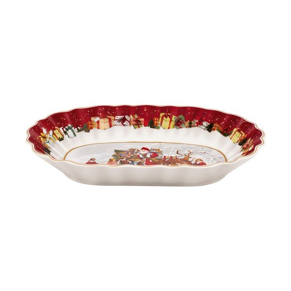 Porcelāna servīzes šķīvis ar Ziemassvētku motīvu Villeroy & Boch, 30 x 19,8 cm-image-2