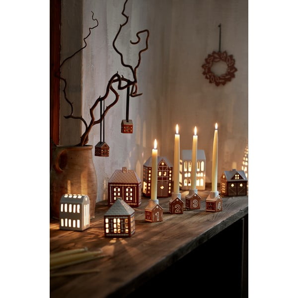 Keramikas Ziemassvētku eglītes rotājumi (2 gab.) 5 cm Gingerbread – Kähler Design-image-4