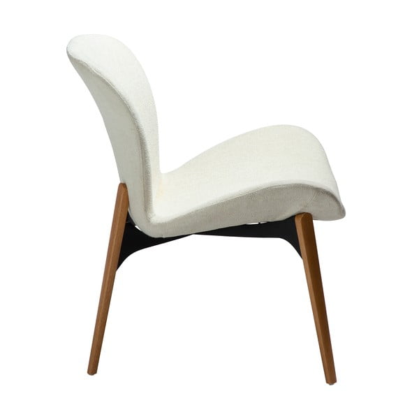 Krēmkrāsas atpūtas krēsls no buklē auduma Paragon – DAN-FORM Denmark-image-2