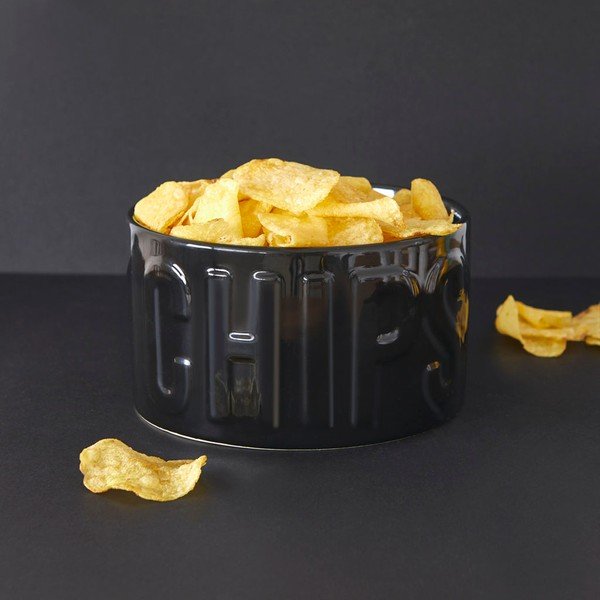 Melna keramikas servēšanas bļodiņa 1 l Chips – Balvi-image-1