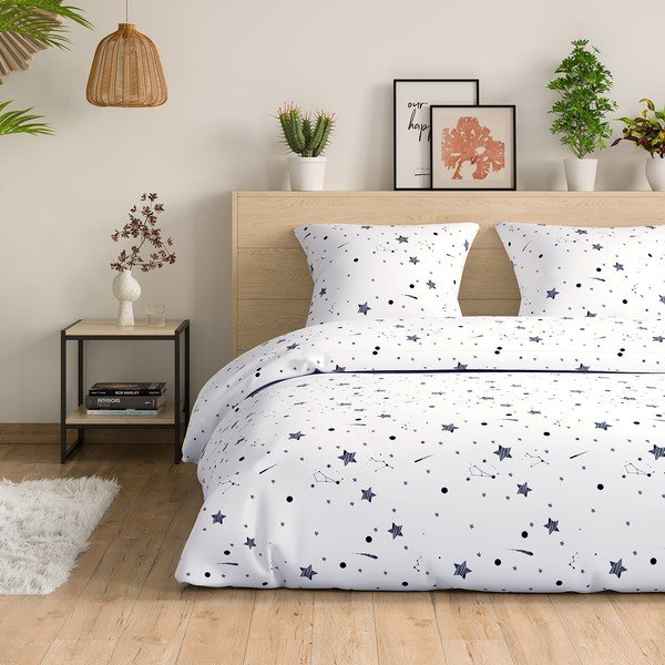 Divguļamā kokvilnas gultasveļa AmeliaHome Averi Constellation, 200 x 220 cm-image-4