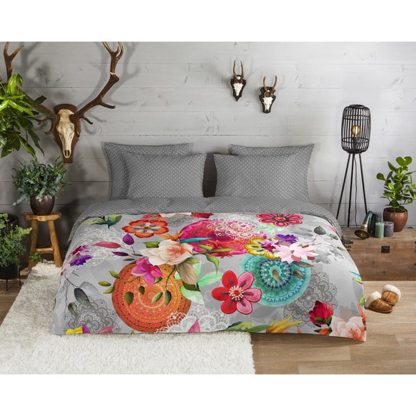 Vienguļamā flaneļa gultas veļa 140x200 cm Isarea – HIP-image-1