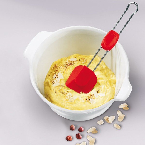 Sarkana silikona lāpstiņa Oetker Flexxibel Love-image-1