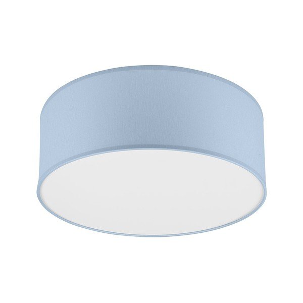 Zila griestu lampa ar auduma abažūru ø 35 cm Vivian – LAMKUR-image-1