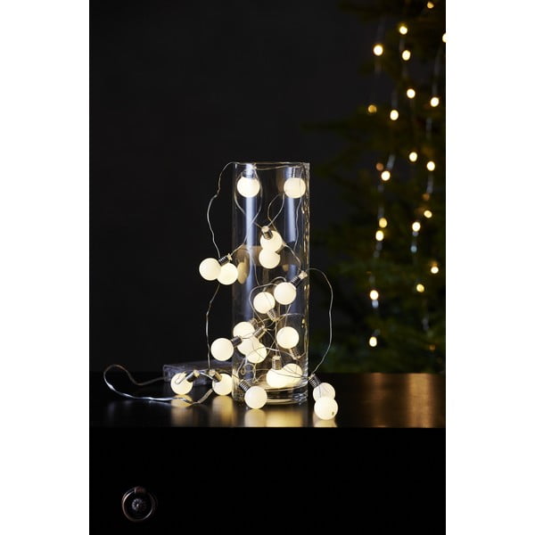 Lampiņu virtene ar 20 spuldzēm un uz baterijām garums 300 cm Mini Glow – Star Trading-image-1