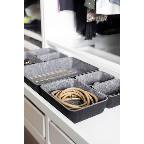 7 pelēku organizatoru komplekts Wenko-image-1