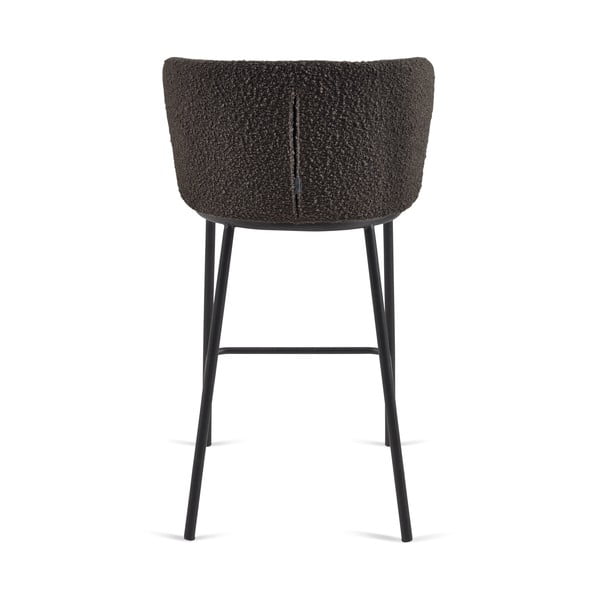 Melns bāra krēsls (sēdekļa augstums 65 cm) Ciselia – Kave Home-image-3