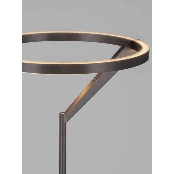 Sudraba krāsas alumīnija LED stāvlampa ar regulējamu spilgtumu (augstums 168 cm) Tilia – Nova Luce-image-3