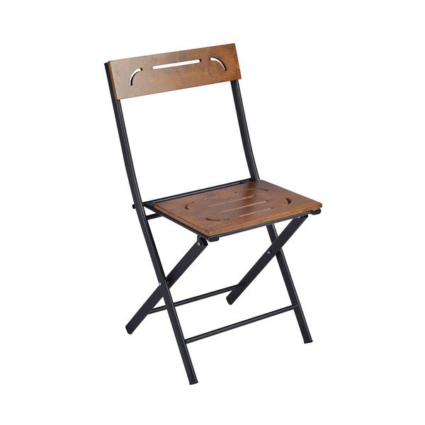 Tumši brūns dārza pusdienu komplekts 2 personām Bistro – Floriane Garden-image-4