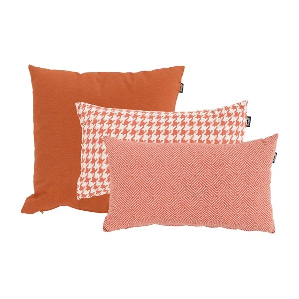 Oranži balts āra spilvens Hartman Poule, 30 x 50 cm-image-1