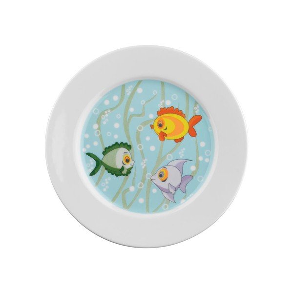 Porcelāna pusdienu komplekts bērniem (5 gab.) Kütahya Porselen Sea World-image-4