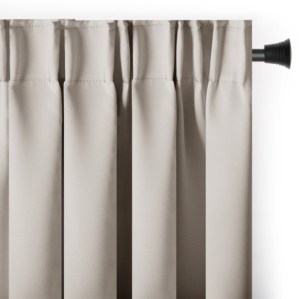 Bēšs daļēji gaismu necaurlaidīgs aizkars 140x245 cm Kierra – Restilo