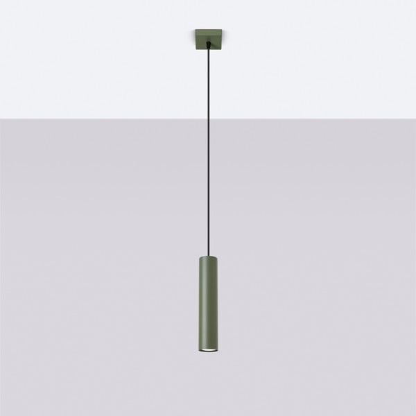 Zaļa piekaramā lampa Castro – Sollux-image-2