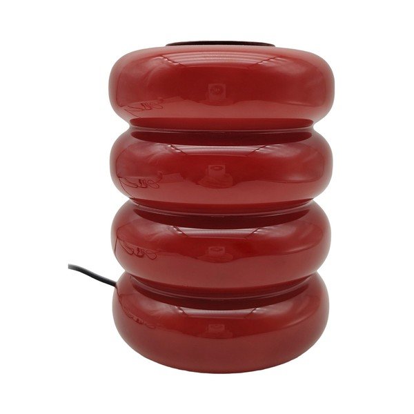 Sarkana stikla LED galda lampa (augstums 16,5 cm) Aro – Leitmotiv