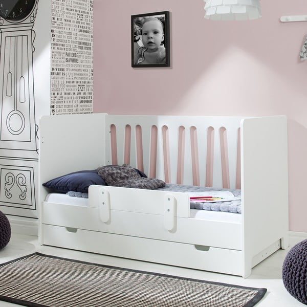 Balta barjera bērnu gultiņai Pinio Moon-image-2