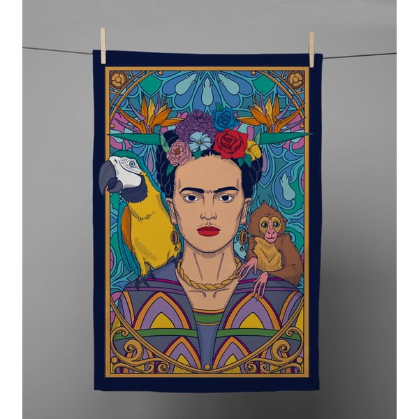 Trauku dvielis 50x70 cm Frida ArtDeco – Frida Kahlo