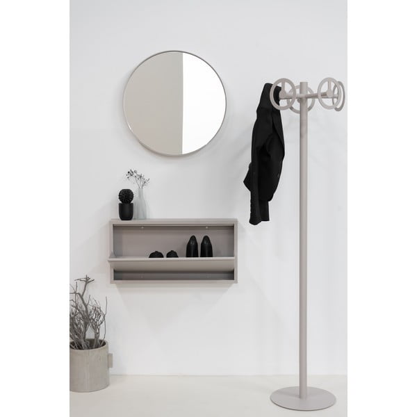 Pelēkbrūns metāla atverams apavu plaukts 75x37,5x12,5 cm Billy – Spinder Design-image-1