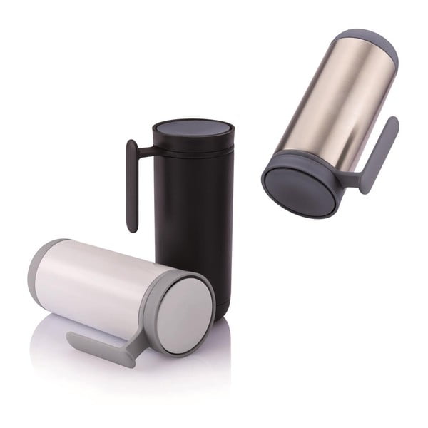 Melna ceļojumu termo krūze ar rokturi XD Design Clik, 225 ml-image-2