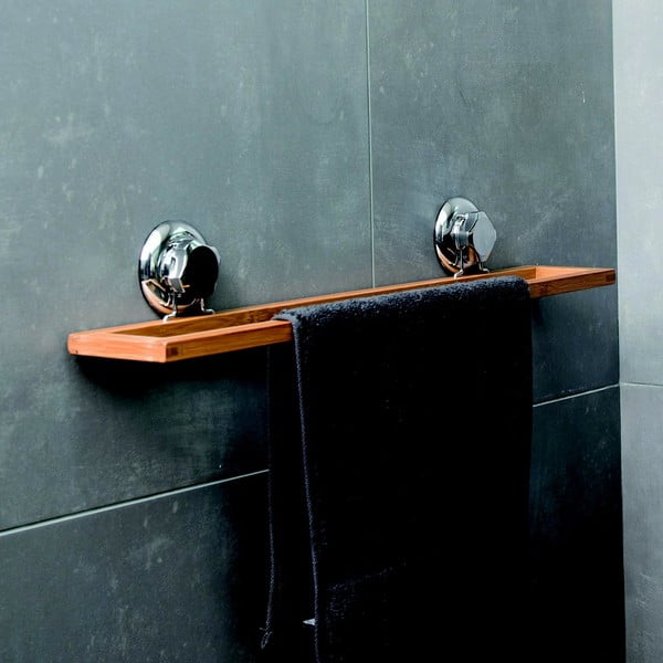 Bambusa sienas dvieļu turētājs Compactor Spa-image-1