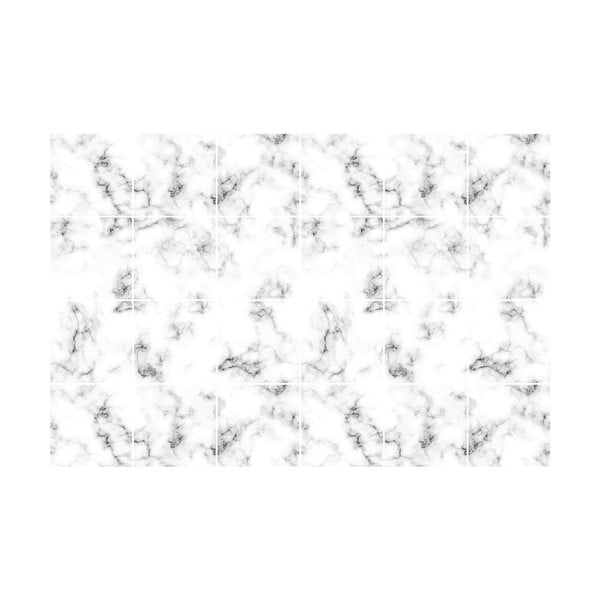 Flīžu uzlīmes (24 gab.) 10x10 cm Marble – Ambiance-image-2
