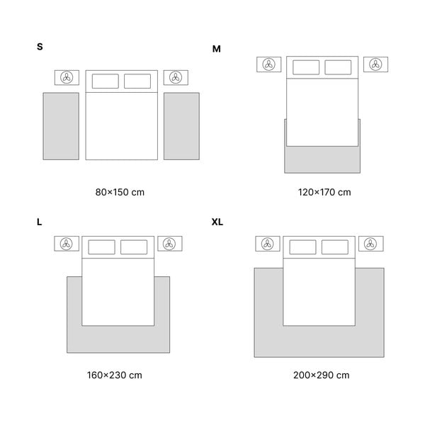 Bēšs paklājs 134x200 cm Springs – Universal-image-3
