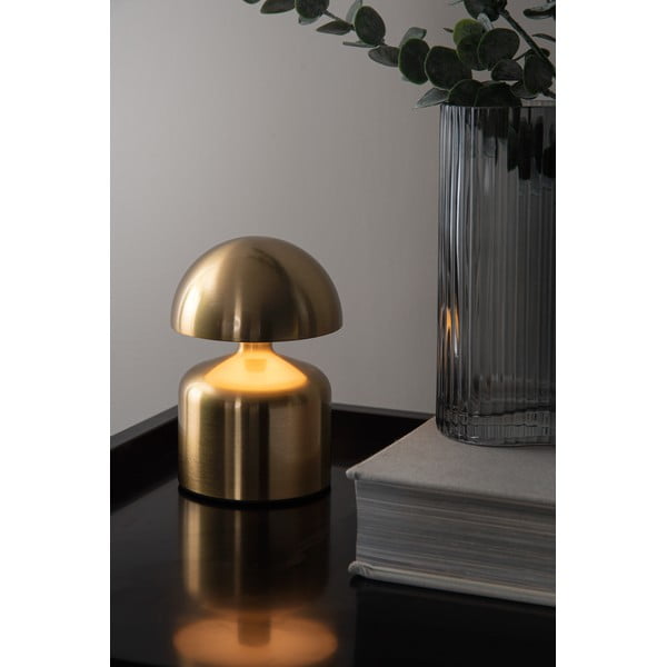 Zelta krāsas LED galda lampa (augstums 15 cm)  Impetu  – Leitmotiv-image-1
