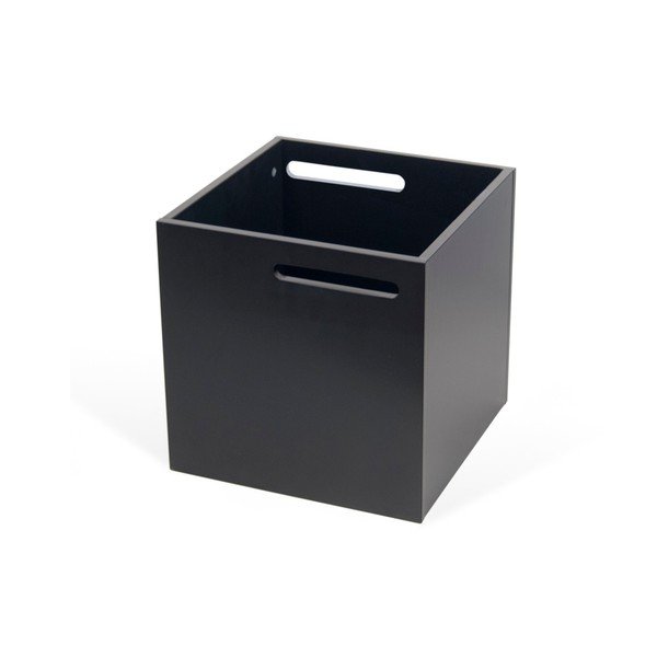 Melna uzglabāšanas kaste grāmatu skapim TemaHome Berlin-image-1