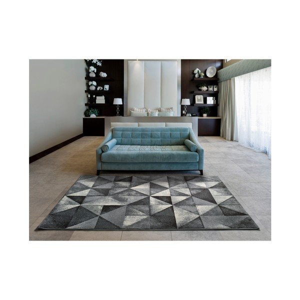 Pelēks paklājs Universal Delta Triangle, 57 x 110 cm-image-1