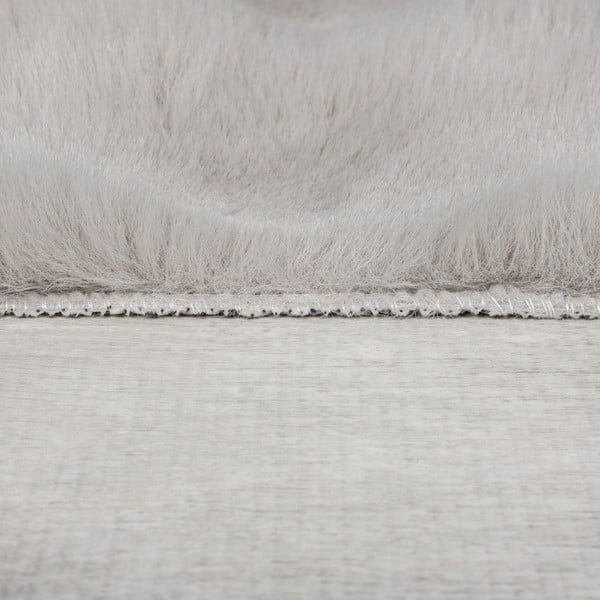Gaiši pelēka sintētiska kažokāda 80x150 cm Waffle Faux Fur – Flair Rugs-image-4