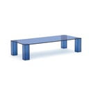 Zils stikla žurnālgaldiņš 60x140 cm Adularia – Kave Home