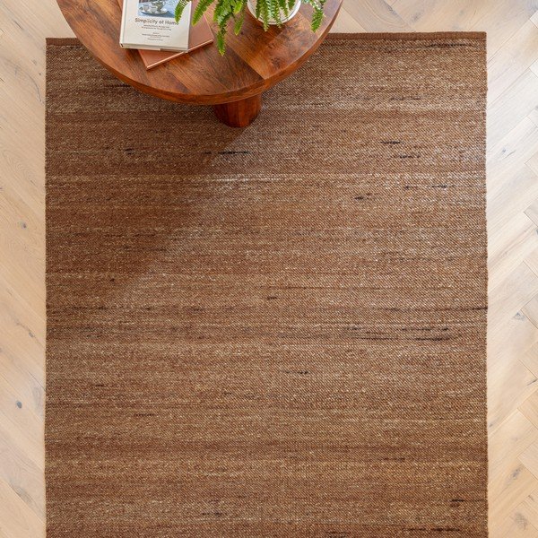 Terakotas oranžs divpusējs/ar rokām darināts paklājs no vilnas maisījuma 200x290 cm Birkdale Rust – Asiatic Carpets-image-1