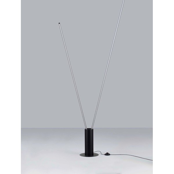 Matēti melna metāla LED stāvlampa ar saliekamu konstrukciju (augstums 181 cm) Kimolia – Nova Luce-image-3