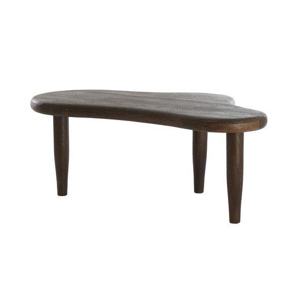 Tumša dabīga toņa mango masīvkoka žurnālgaldiņš 64x102 cm Canzo – Light & Living