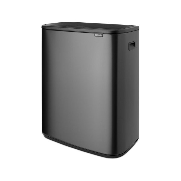 Tumši pelēka ar pieskārienu atverama tērauda atkritumu tvertne 60 l Bo Touch Bin – Brabantia-image-3