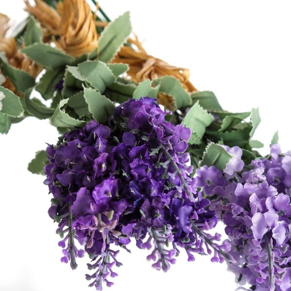 Mākslīgie augi (3 gab.) (augstums 32 cm) Lavender Bouquet – Casa Selección-image-2