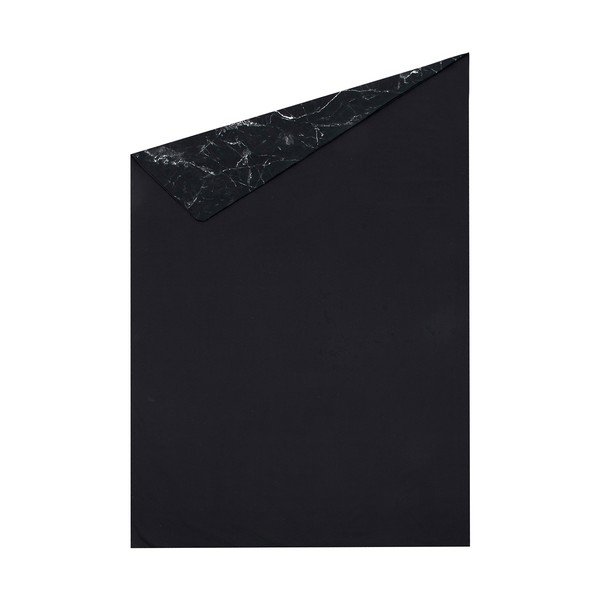 Melna kokvilnas vienguļamā gultas veļa Westwing Collection, 150 x 220 cm-image-2