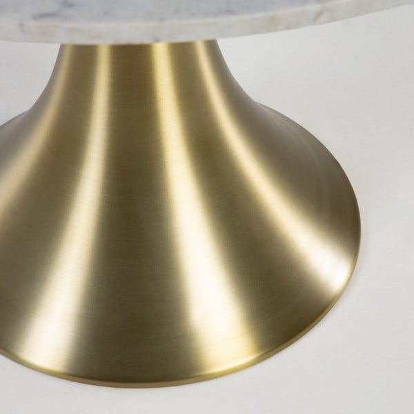 Balts apaļš ēdamgalds Kave Home, ø 120 cm-image-3